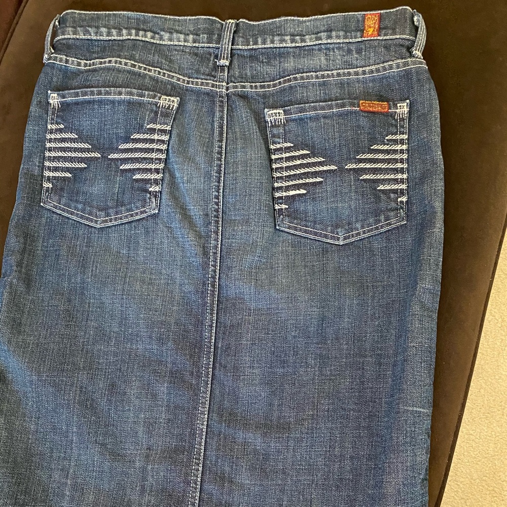 Seven For All Mankind Jean Skirt